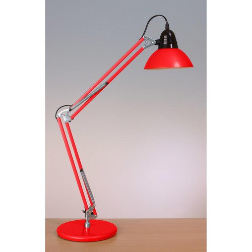 Aluminor - Lampe à poser LD 95 lampe de bureau rouge - Lampes à poser