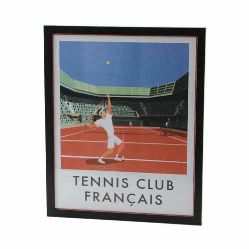 Amadeus - Affiche tennis club français 40x50 cm. Amadeus  - Tableaux, peintures Amadeus