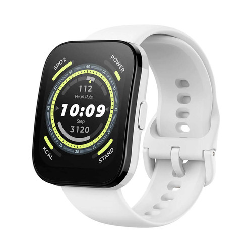 Montre connectée Amazfit Amazfit Bip 5 46 mm Bluetooth Smartwatch Blanc (Cream White)