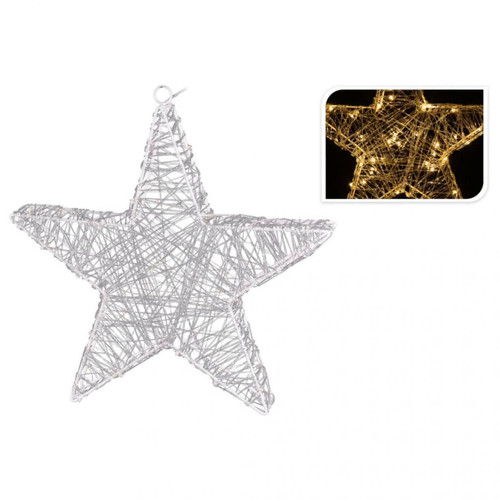 Ambiance - Ambiance Étoile lumineuse de Noël avec 50 LED Ambiance  - Figurine Noël Décorations de Noël