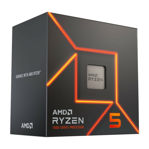 Amd - AMD Ryzen 5 7600 Wraith Stealth (3.8 GHz / 5.1 GHz) Amd  - Processeur AMD