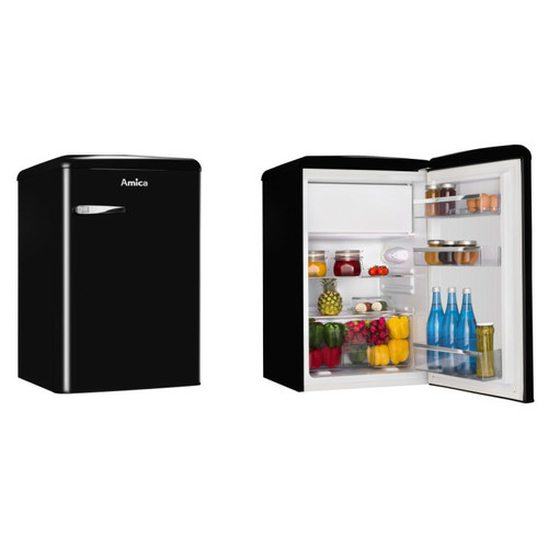Amica Réfrigérateur top 60cm 108l noir - AR1112N - AMICA