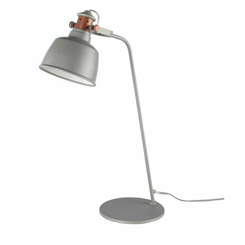 Angel Cerda - Lampe de table en acier gris et bronze Angel Cerda  - Lampe à lave Luminaires