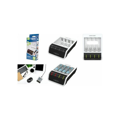 Ansmann - ANSMANN Chargeur rapide Comfort Smart, 4 piles incl. () Ansmann  - Ansmann