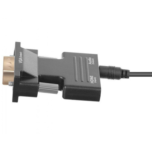 Câble antenne Adaptateur Convertisseur slim HDMI mâle vers VGA D-Sub Femelle + Audio