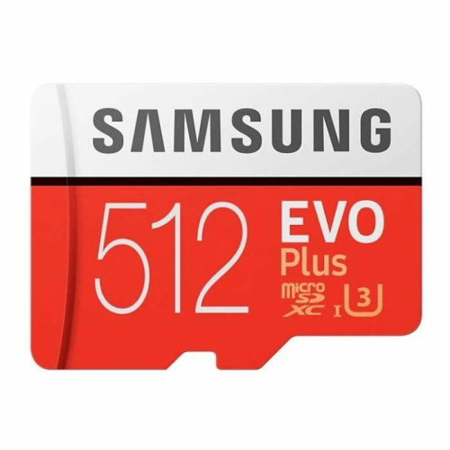 APC - Samsung EVO Plus 512GB microSD microSDXC + SD Adapter Class 10 MB-MC512HA/APC - APC