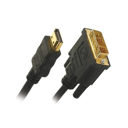 APM - APM Cordon HDMI/DVI-D - Mâle/Mâle - Noir - 1,8m APM - Câble antenne