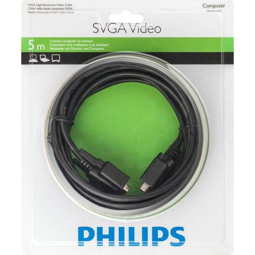 Appassionata - Philips Câble SVGA vidéo 5 m mâle-mâle - Appassionata