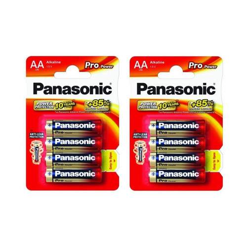 Appetitissime - Pack de 8 Piles Alcaline LR06 Mignon AA Panasonic Pro Power Appetitissime  - Piles standard