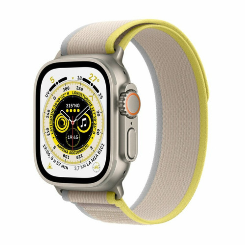 Apple - Montre intelligente Apple Watch Ultra Jaune Beige 49 mm 49 mm Apple  - Apple Watch Ultra