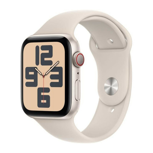 Apple - Montre connectée Apple Watch SE Starlight GPS+CELL 44MM Sport M/L Apple - Marchand Super10count