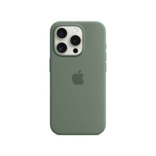 Apple - Coque iPhone Coque Silicone MagSafe iPhone15 Pro Max - Kaki - Accessoires officiels Apple iPhone Accessoires et consommables