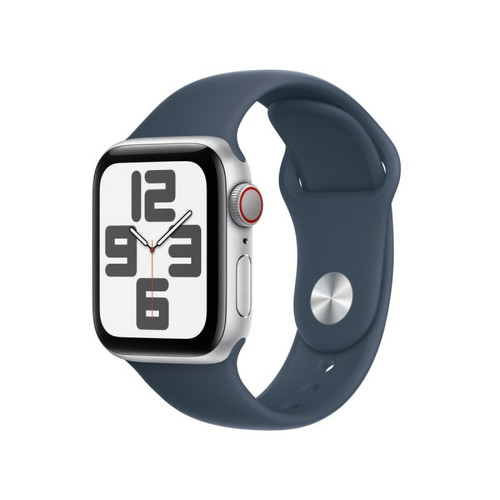 Apple - Montre intelligente Apple Watch SE Bleu Argenté 40 mm Apple  - Apple