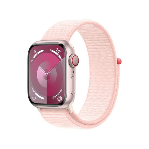 Apple - Montre intelligente Apple Watch Series 9 Rose 41 mm Apple  - Bonnes affaires Apple Watch