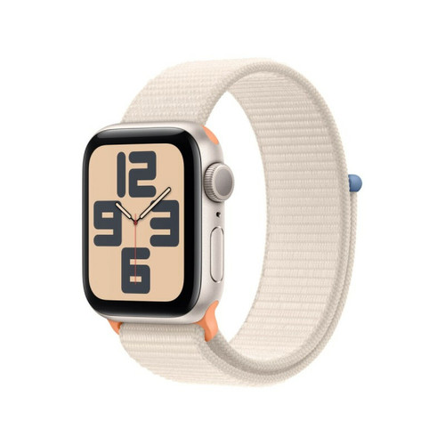 Apple - Montre intelligente Apple Watch SE Blanc Beige 40 mm Apple  - Apple Watch