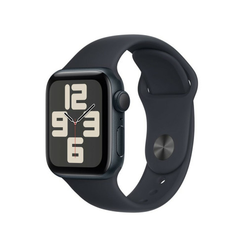 Apple - Montre intelligente Apple Watch SE Noir 40 mm Apple  - Montre et bracelet connectés