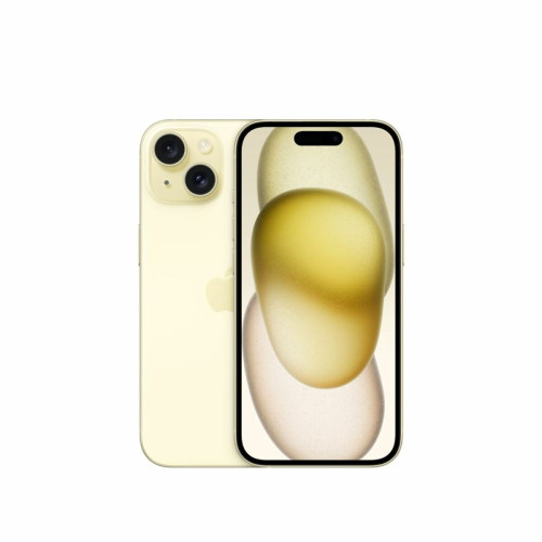 Apple - iPhone 15 - 5G - 6/128 Go - Jaune Apple   - iPhone 15 Smartphone