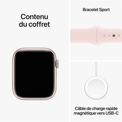 Apple Watch Apple AWS-GPS-45-BRACELET-ROSE-S-M