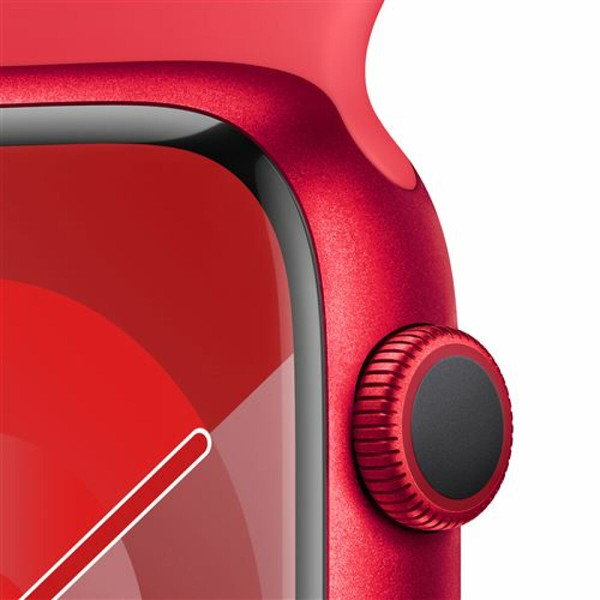 Apple Apple Watch Series 9 GPS 45 mm (PRODUCT)RED Boîtier en aluminium avec bracelet sport (PRODUCT)RED S/M