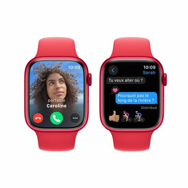 Apple Watch Series 9 GPS 45 mm (PRODUCT)RED Boîtier en aluminium avec bracelet sport (PRODUCT)RED M/L Apple
