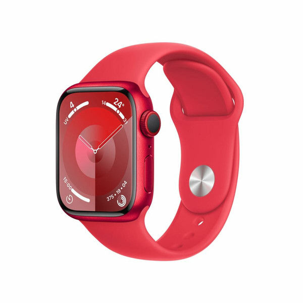 Apple Watch Apple Apple Watch Series 9 GPS + Cellular 41 mm (PRODUCT)RED Boîtier en aluminium avec bracelet sport (PRODUCT)RED S/M