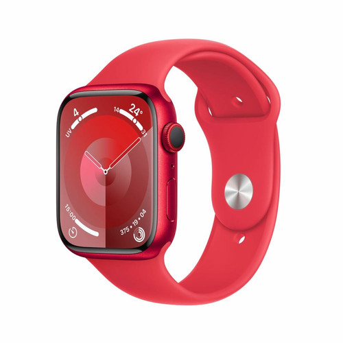 Apple - Apple Watch Series 9 GPS + Cellular 45 mm (PRODUCT)RED Boîtier en aluminium avec bracelet sport (PRODUCT)RED S/M Apple  - Apple Watch Gps + cellular