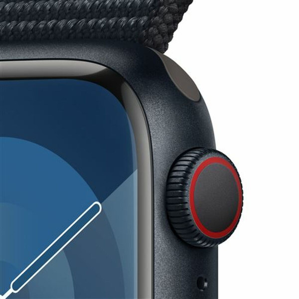 Apple Apple Watch Series 9 GPS 41 mm Boîtier en aluminium minuit avec boucle Sport minuit