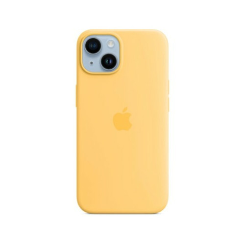 Apple - Coque iPhone Coque Silicone MagSafe iPhone14 - Jaune Apple - Kit de réparation iPhone Accessoires et consommables