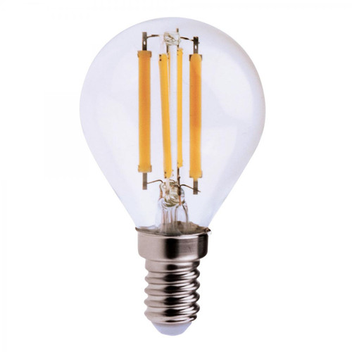 Velamp - Ampoule à filament LED, sphère P45, 4W / 470lm, culot E14, 2700K Velamp  - Culot e14