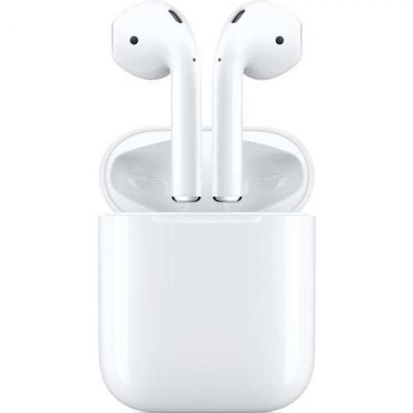 Ecouteurs intra-auriculaires Apple APPLE AirPods 2e génération avec boitier de charge filaire Blanc
