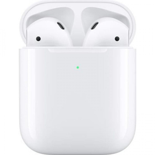 Apple - Apple AirPods (2ème génération) avec boîtier de charge sans fil - Casque audio Reconditionné