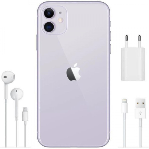 Apple - APPLE iPhone 11 64Go Mauve Apple  - Apple