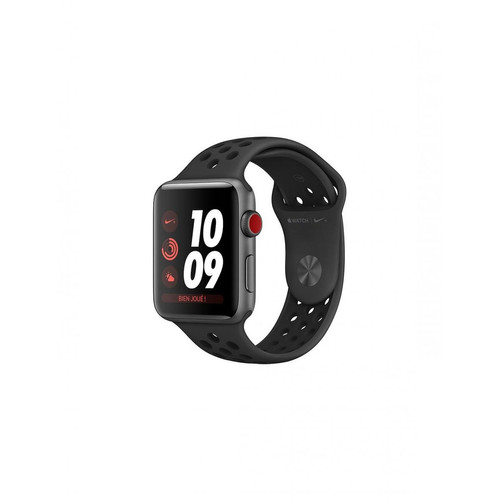 Apple - AppleWatch Series 3 - GPS - Gris Sidéral Bracelet Sport Nike Noir - 42mm -  - Apple - Objets connectés Reconditionné