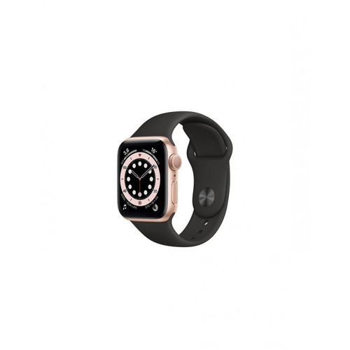 Apple - AppleWatch Series 5 - GPS - Or Bracelet Noir Sport - 40mm -  - Apple Apple  - Montre GPS Montre connectée