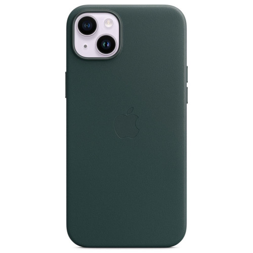 Coque, étui smartphone Apple Coque iPhone Coque cuir MagSafe iPhone 14 Plus- Vert