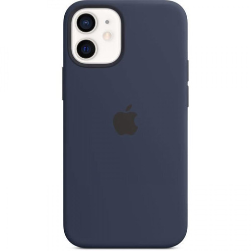 Apple - APPLE iPhone 12 mini Coque en Silicone avec MagSafe - Bleu Marine - Accessoires Apple Accessoires et consommables