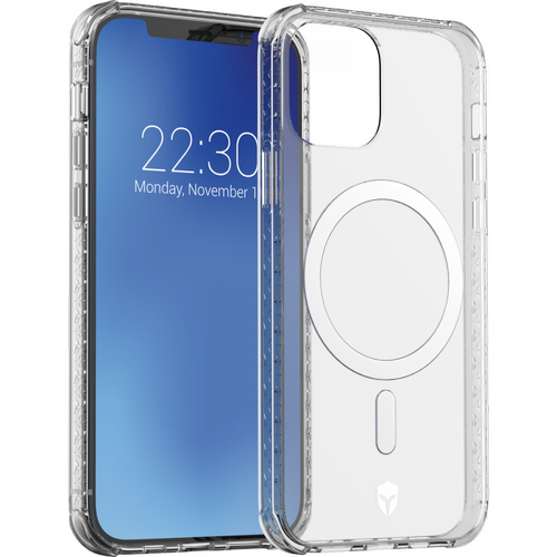 Apple - Coque Renforcée Apple iPhone 12 / 12 Pro AIR Compatible MagSafe Garantie à vie Transparente Force Case - Accessoires Apple Accessoires et consommables