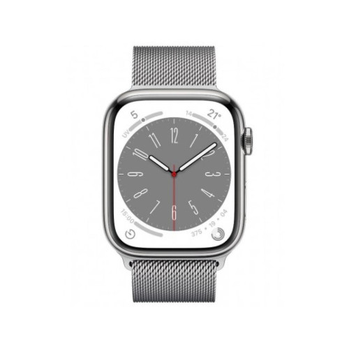 Apple - Montre connectée Apple Watch 8 Silver GPS+CELL 45MM - Apple Watch