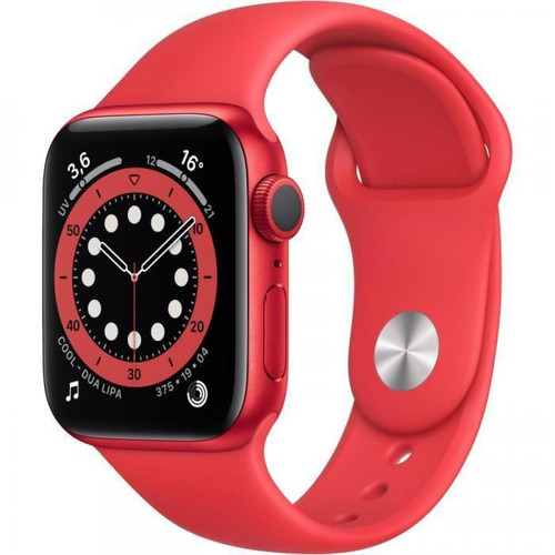 Apple - Apple Watch Series 6 GPS, 40mm Boitier en Aluminium PRODUCTRED avec Bracelet Sport PRODUCTRED - Occasions Apple Watch