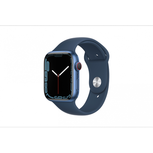 Apple - Montre connectée APPLE WATCH S7 CELL ALU 45 BLUE SPORT - Apple Watch