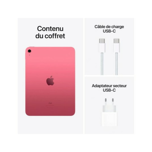 Apple iPad 10,9 WiFi + Cellular 256 Go Rose (10e gen.)