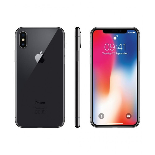 Apple - Apple iPhone X - 64GB - Space gray Apple   - iPhone 1