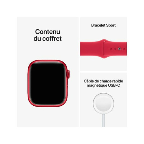 Apple Montre connectée Apple Watch 8 Red GPS 41 MM