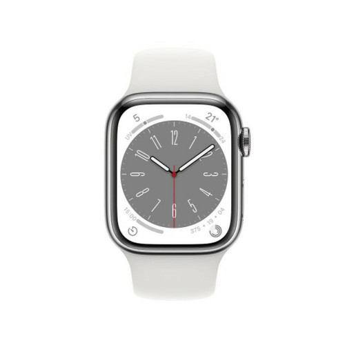 Apple - Montre connectée Apple Watch 8 Silver GPS+CELL 41MM W Sport Band- Apple  - Apple Watch Series 8