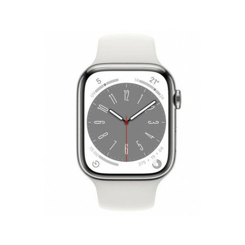 Apple - Montre connectée Apple Watch 8 Silver GPS+CELL 45MM W Sport Regular - Occasions Montre connectée