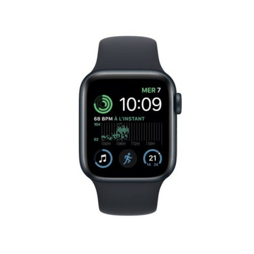Apple - Montre connectée Apple Watch SE GPS + Cellular 40mm Midnight Apple  - Apple Watch
