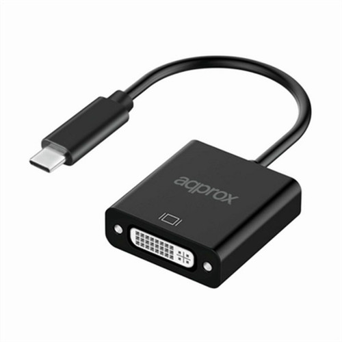 Approx - Adaptateur USB C vers DVI approx! APPC51 Noir Approx  - Approx