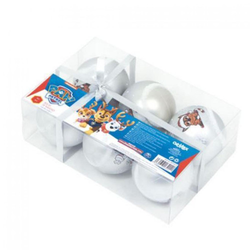 Arditex - Pack de 6 boules de sapin diamètre 8cm. par Paw Patrol Nickelodeon ARDITEX PW14025 Arditex - Boule de Noël Décorations de Noël