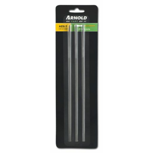Outils de coupe Arnold Arnold 1194-X1-0029 Lot de 3 limes rondes pour chaînes de scie 5,5 mm