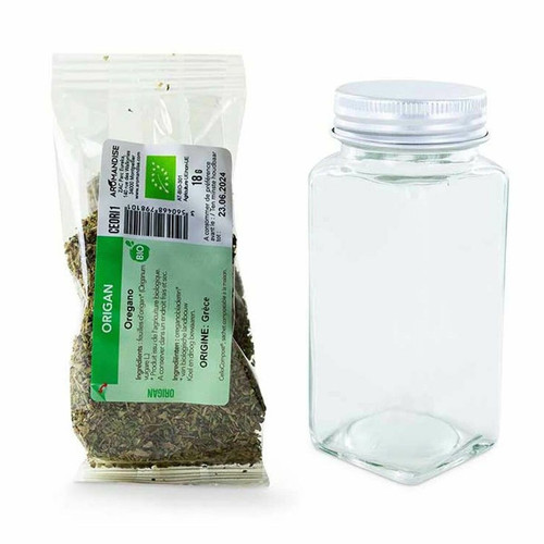 Aromandise - Flacon à épices poudreur + origan bio 18 g Aromandise  - Kits créatifs